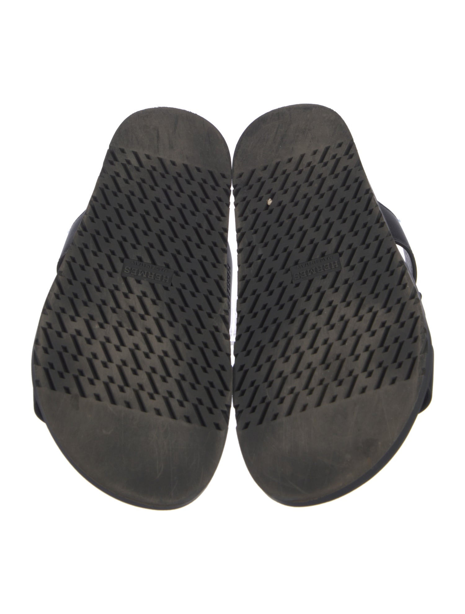 Hermès Chypre Leather Slides